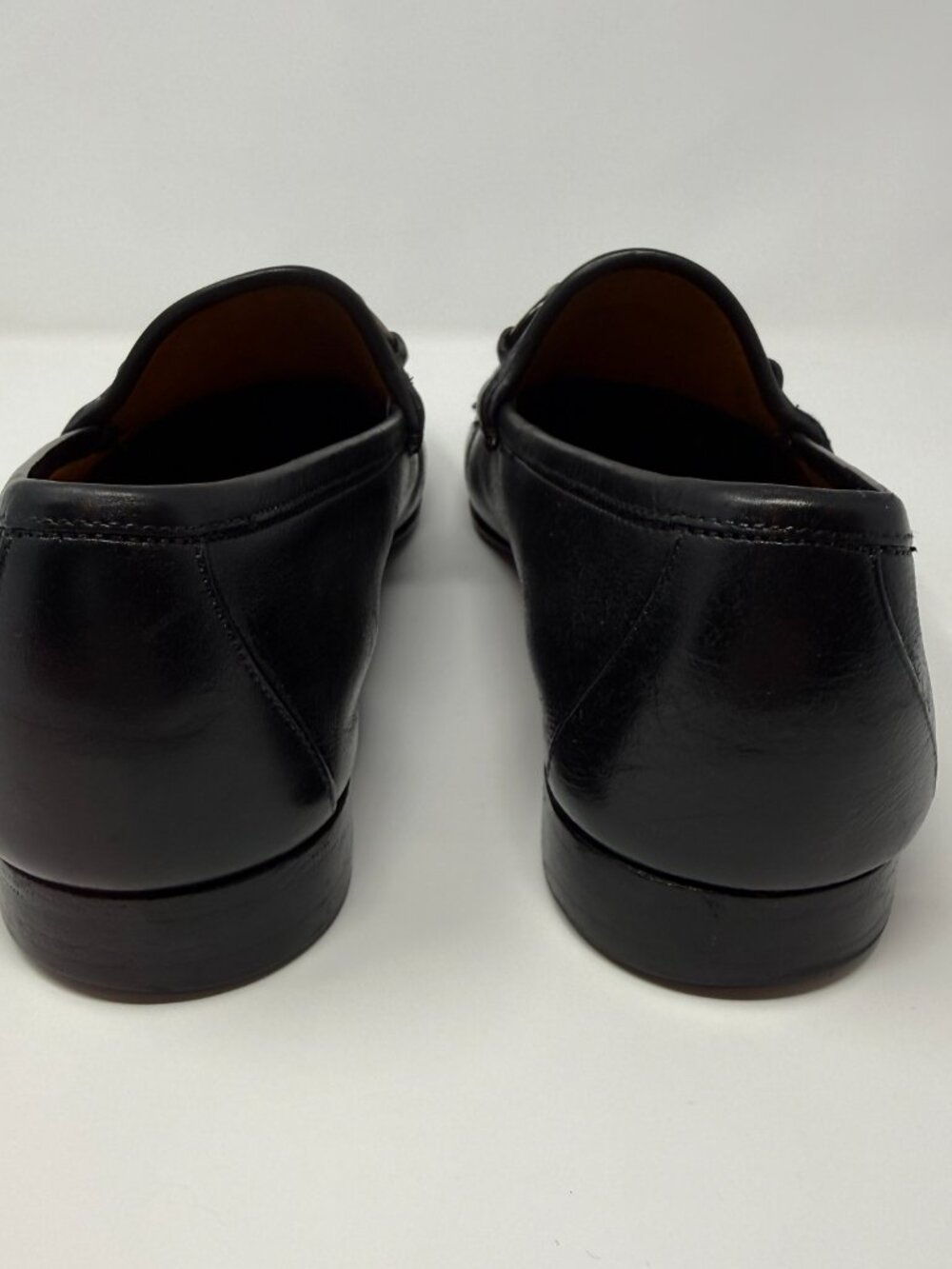 Gucci Leather Horsebit Loafers Men's 9.5 D Black Classic Designer Preppy Luxury - Picture 9 of 13